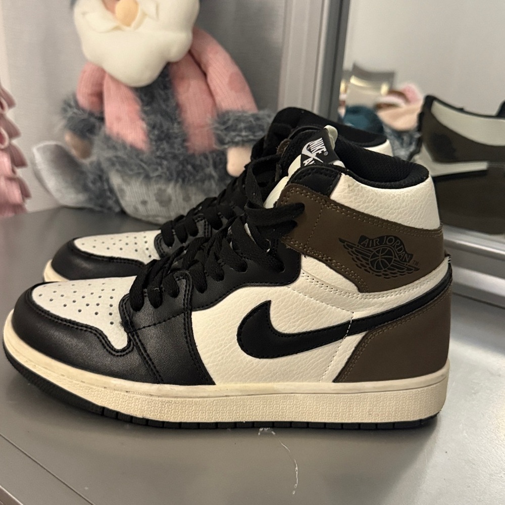 Air Jordan Black and Brown Sneakers